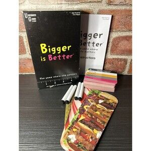 University Games Bigger is Better  Ages 18+  2-4 players Game